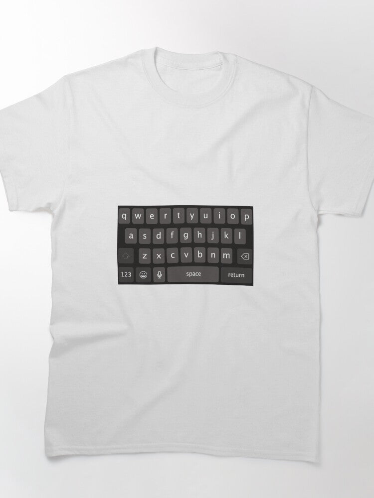 MOBILE PHONE KEYBOARD BLACK Classic T-Shirt