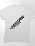 Embroidered Chef's Knife Classic T-Shirt