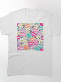 Macaron and vanilla, Gray background Classic T-Shirt