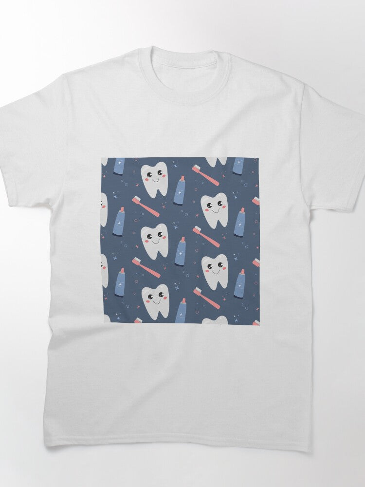 Teeth, toothpaste, toothbrush Classic T-Shirt