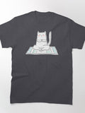 Zen Cat Doing Yoga Classic T-Shirt