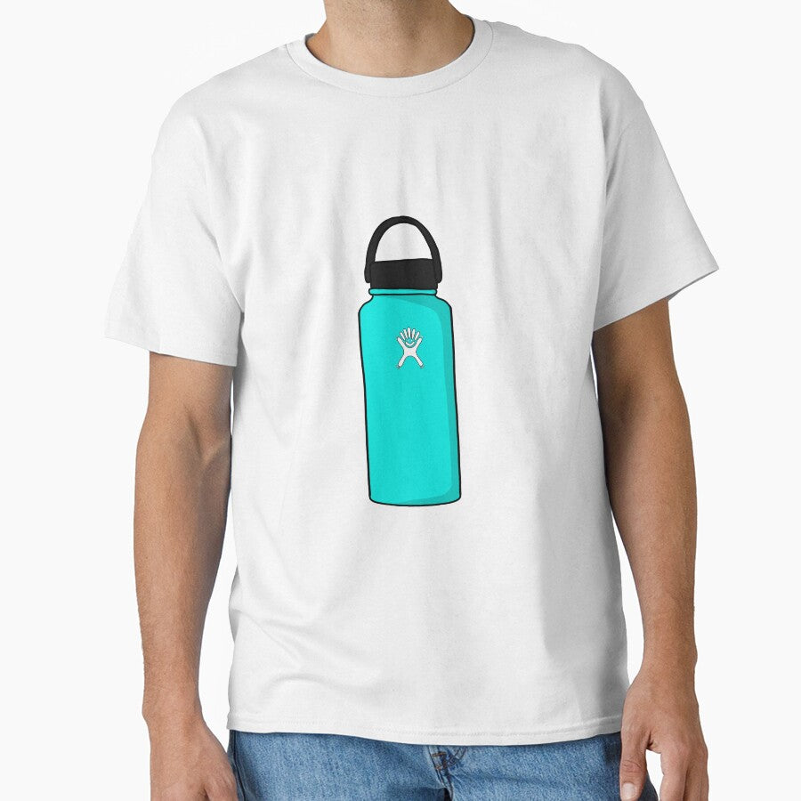 Teal Water Bottle Classic T-Shirt