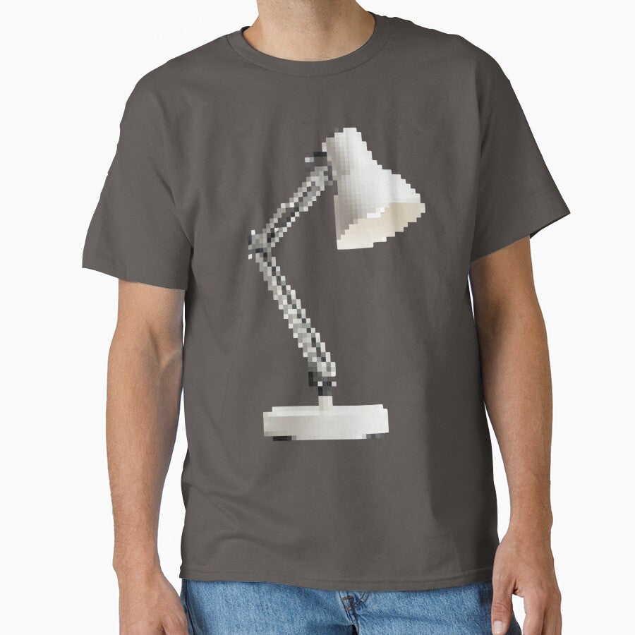 Pixelated Desk Lamp Classic T-Shirt