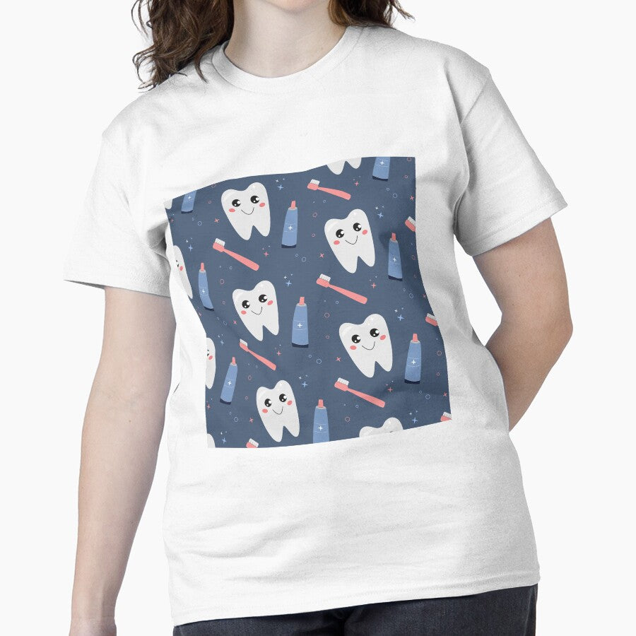 Teeth, toothpaste, toothbrush Classic T-Shirt